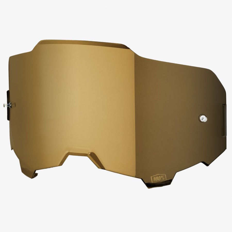 100% náhradní sklo Armega gold chrome lens