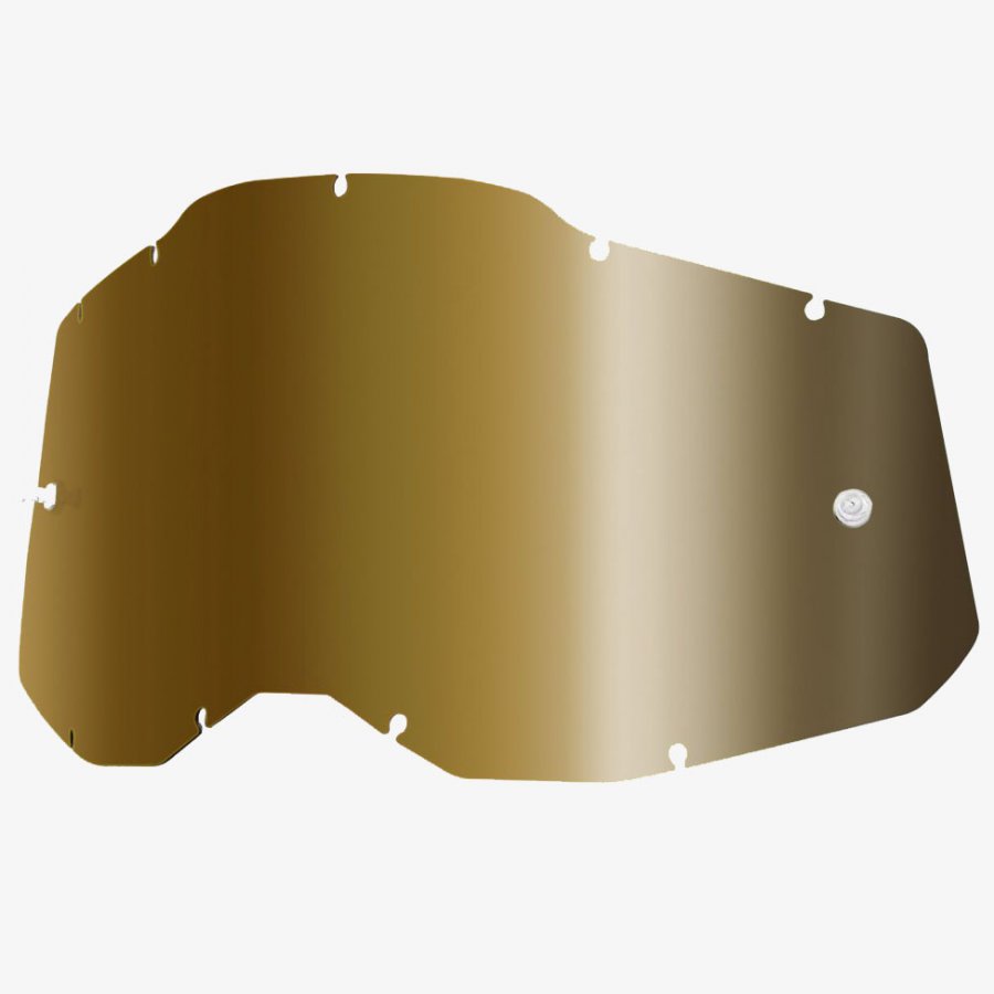100% náhradní sklo Racecraft 2/Accuri 2/Strata 2 gold chrome lens