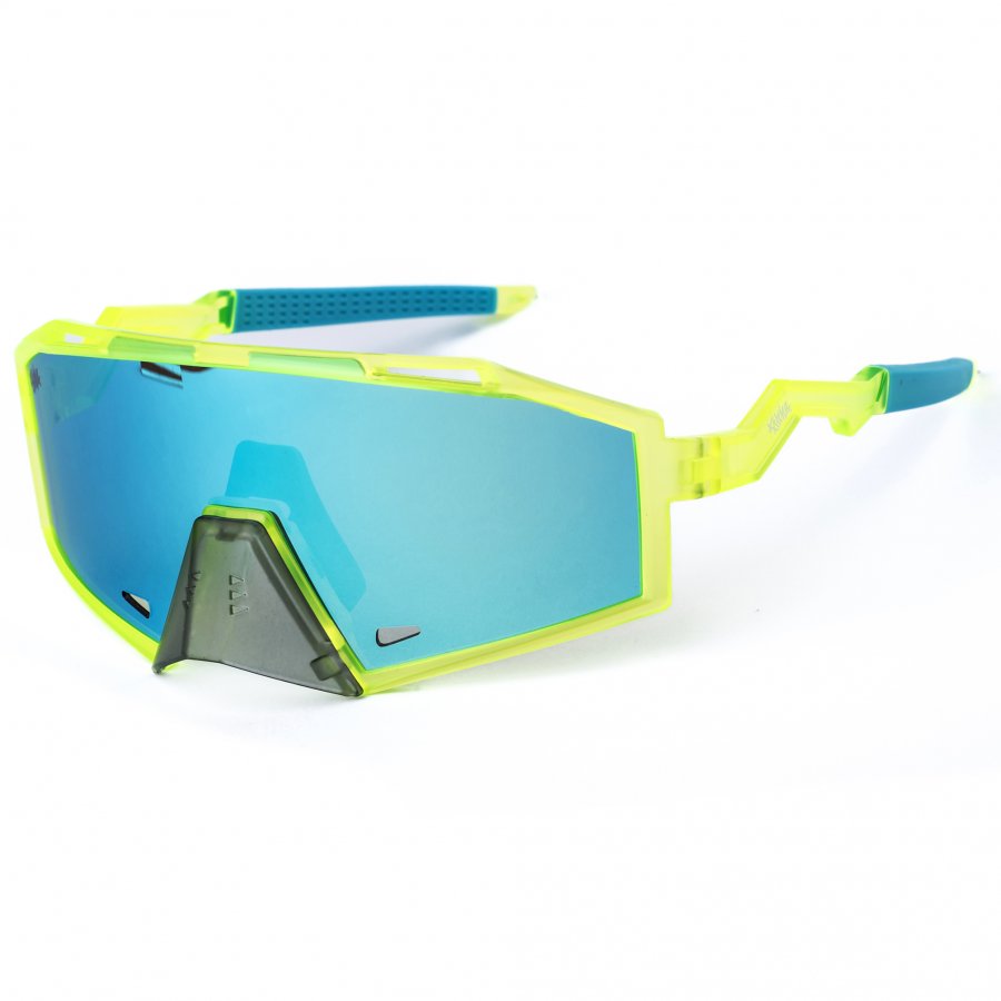 sluneční brýle Pitcha THUNDER fluo/blue mirrored