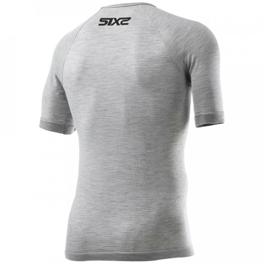 SIXS TS1 Merinos tričko s krátkým rukávem šedá S/M