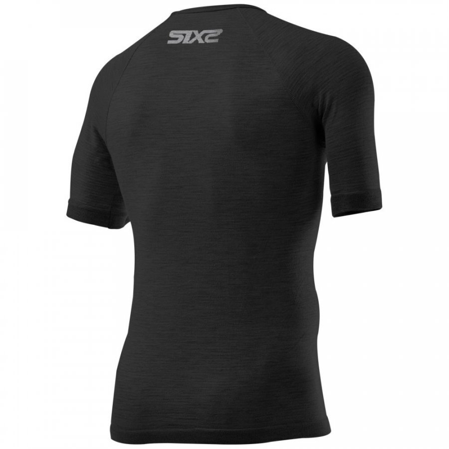 SIXS TS1 Merinos tričko s krátkým rukávem černá S/M