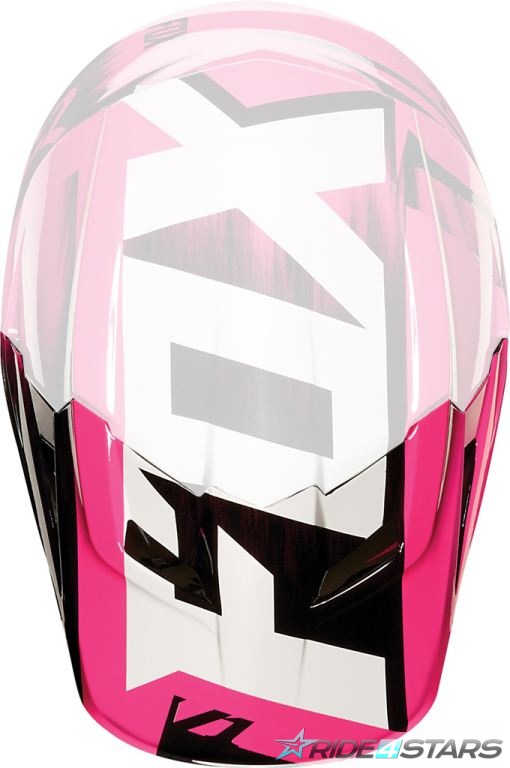 Náhradní Kšilt Fox V1 Helmet Visor 2015 Vandal Vandal Pink