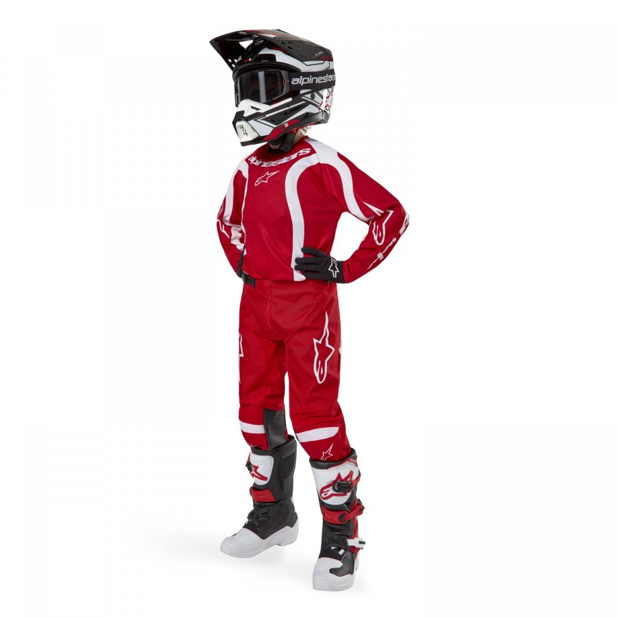 dres RACER LURV, ALPINESTARS, dětský (červená/bílá) 2024