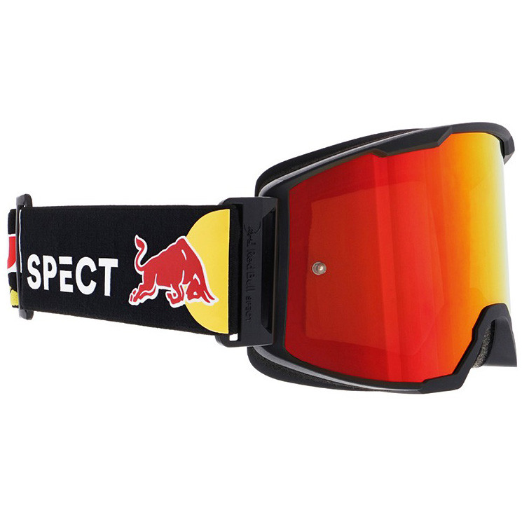 brýle STRIVE, RedBull Spect (černé mátné, plexi červené zrcadlové)