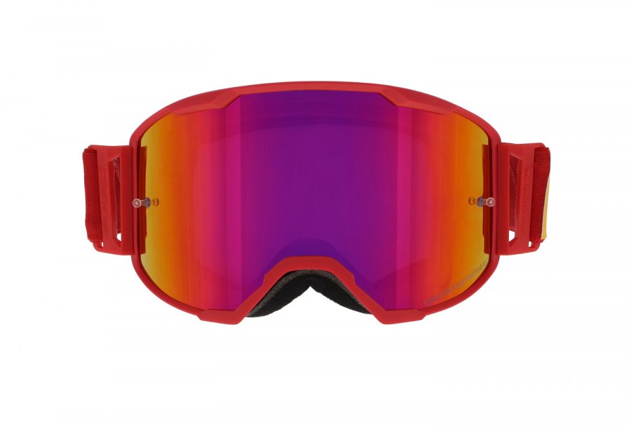 brýle STRIVE, RedBull Spect (červené mátné, plexi fialové zrcadlové)