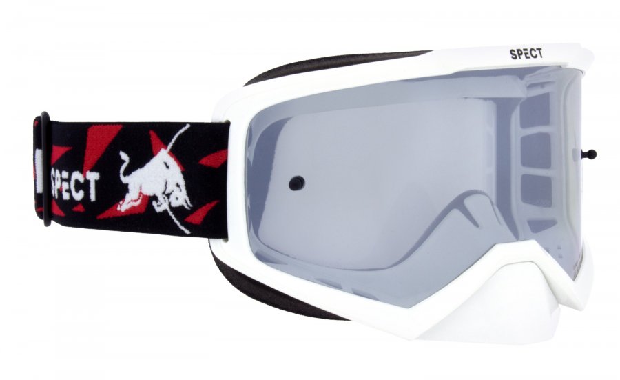 brýle EVAN, RedBull Spect (bílé, plexi kouřové/stříbrné)