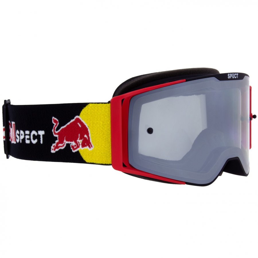 brýle TORP, RedBull Spect (černé/červené matné, plexi stříbrné zrcadlové)