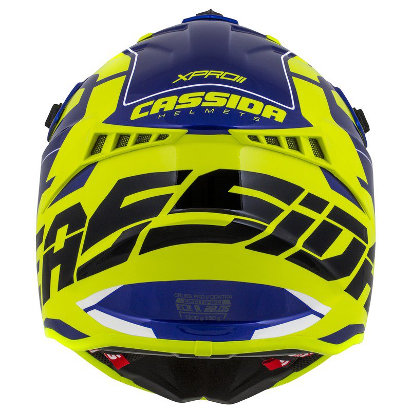 helma Cassida Cross Pro 2 Contra yellow fluo/blue/black/white