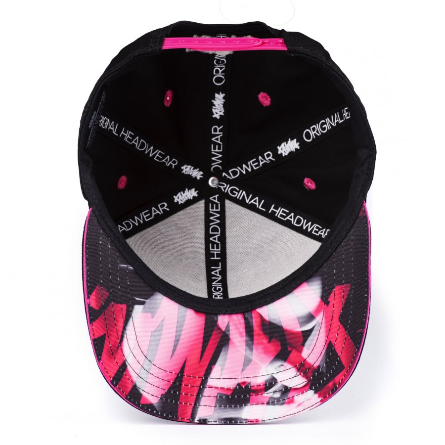 kšiltovka Pitcha Horny snapback hat pink/camo