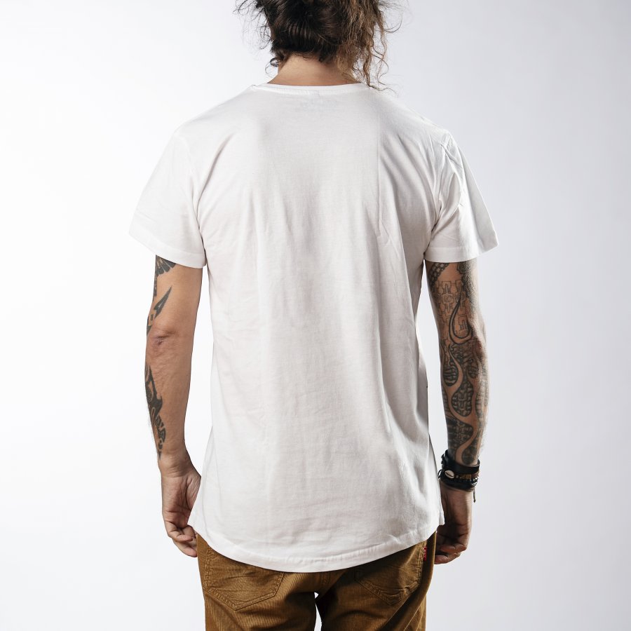 triko Pitcha LONGER limited tee white/lolly