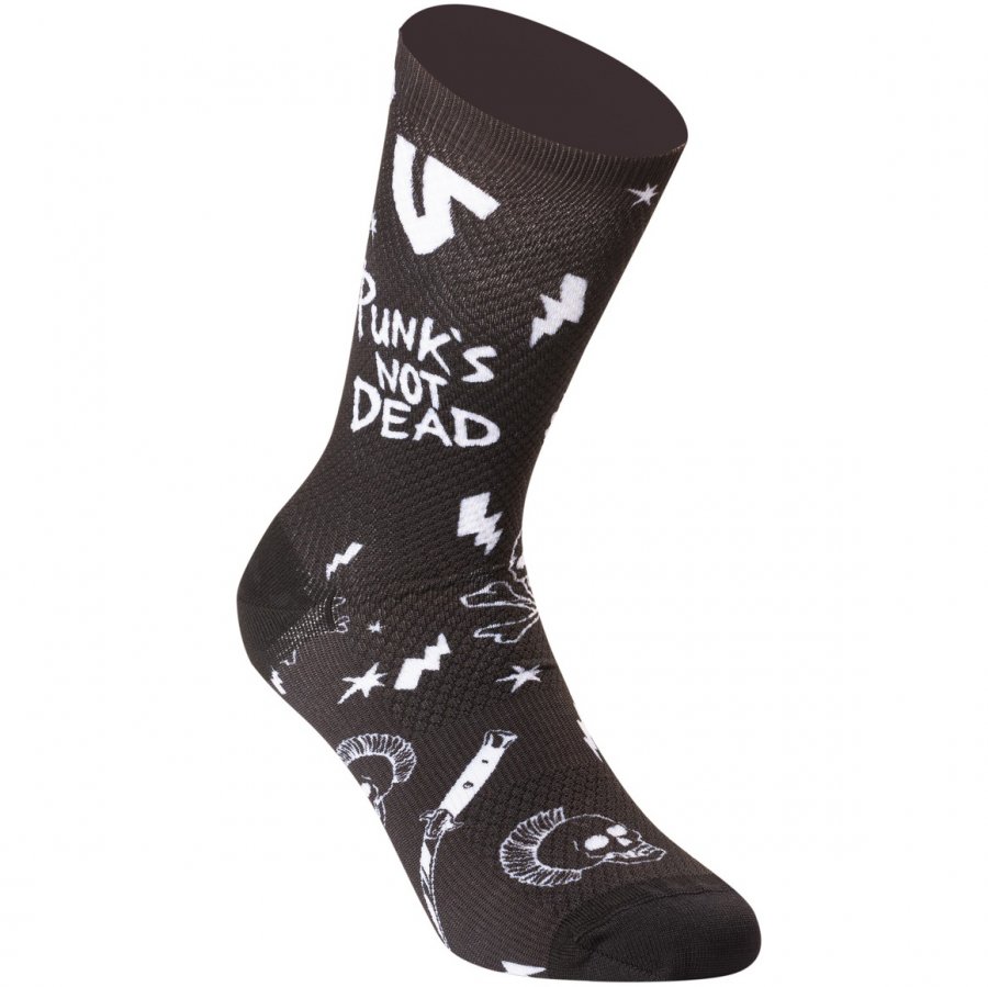 ponožky Undershield Punks Not Dead black