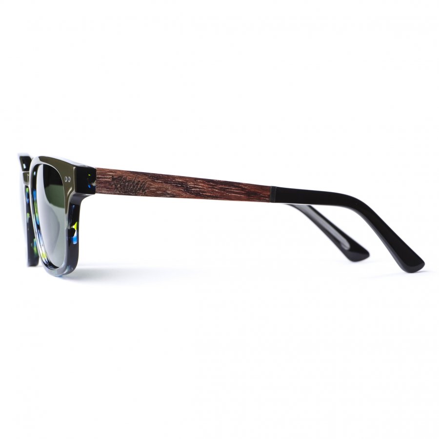 Pitcha BRUNO sunglasses olive texture/rosewood
