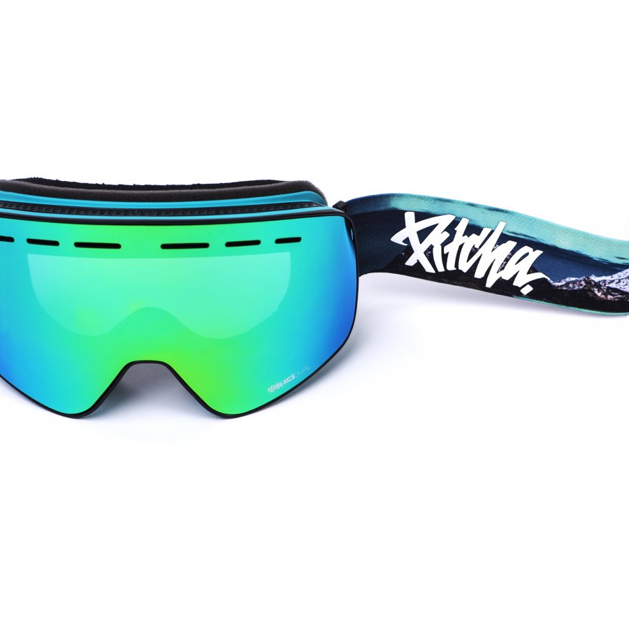 lyžařské brýle Pitcha XC3 mountains / green mirrored