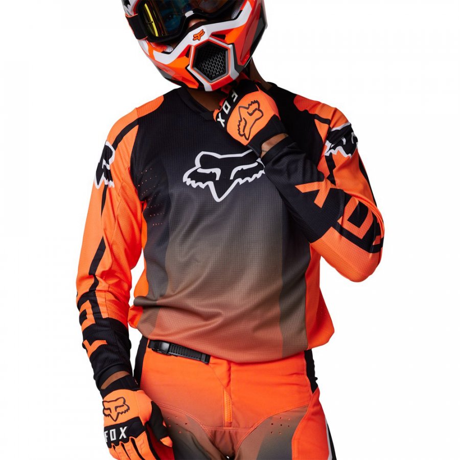 Dres Fox Racing 180 Leed Jersey 2023 Fluo Orange