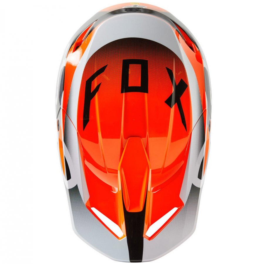 Dětská helma Fox Yth V1 Leed Fluo Orange