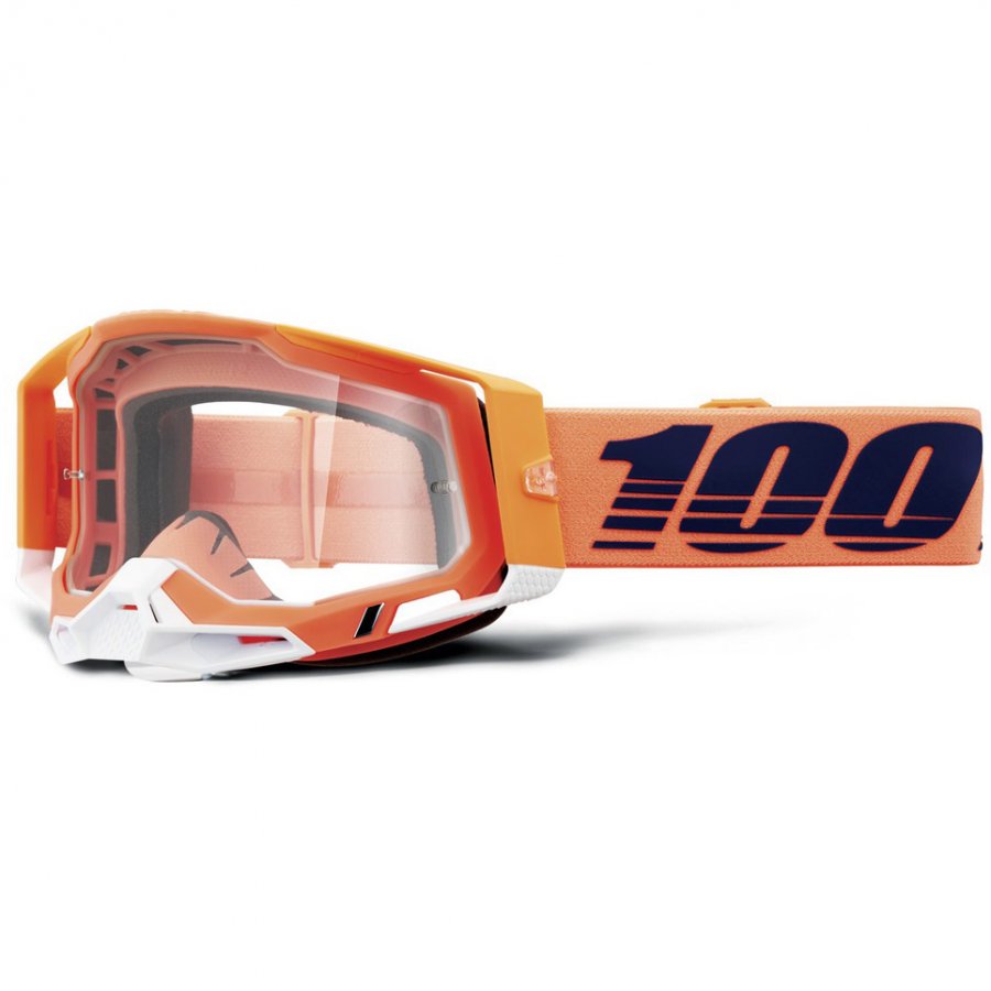 Brýle 100% Racecraft Coral clear lens