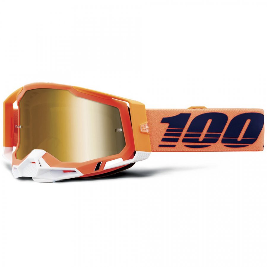 Brýle 100% Racecraft Coral golden lens