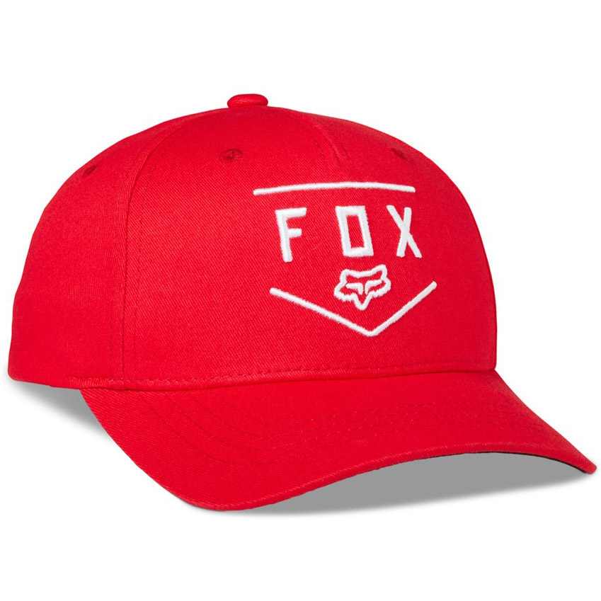 Dětská čepice Fox Yth Shield 110 Snapback Flame Red