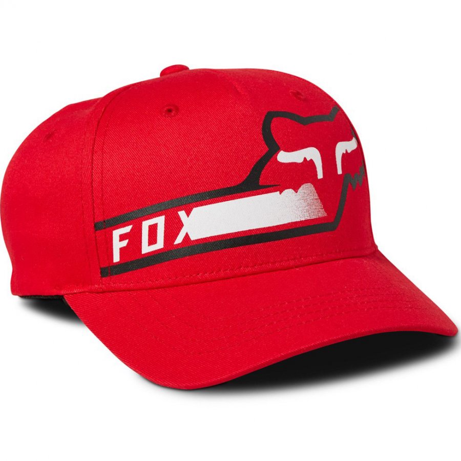 Dětská čepice Fox Yth Vizen Flexfit Flame Red