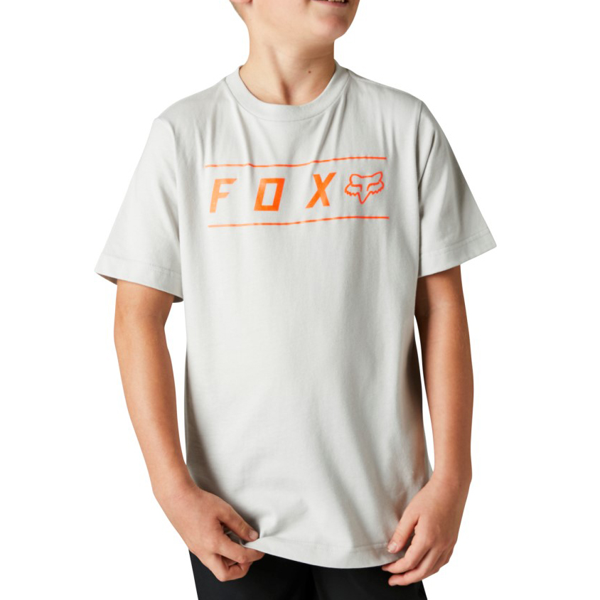 Dětské Triko Fox Youth Pinnacle Ss Tee Light Grey
