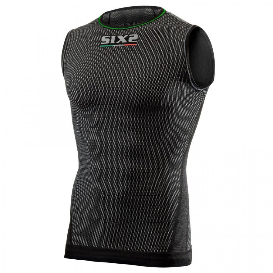 funkční tričko odlehčené SIXS SML2 bez rukávů black