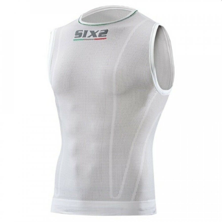 funkční tričko odlehčené SIXS SML2 bez rukávů white