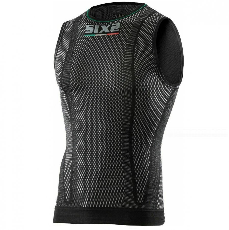 funkční tričko SIXS SMX bez rukávů black
