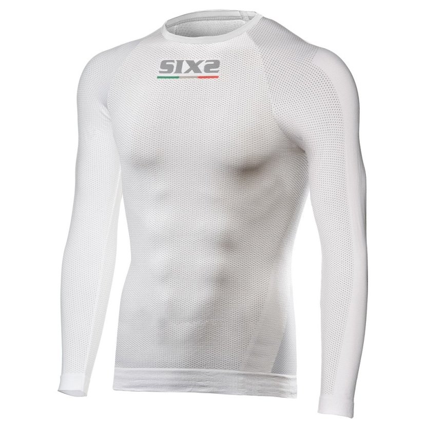 funkční tričko SIXS TS2 s dlouhým rukávem white