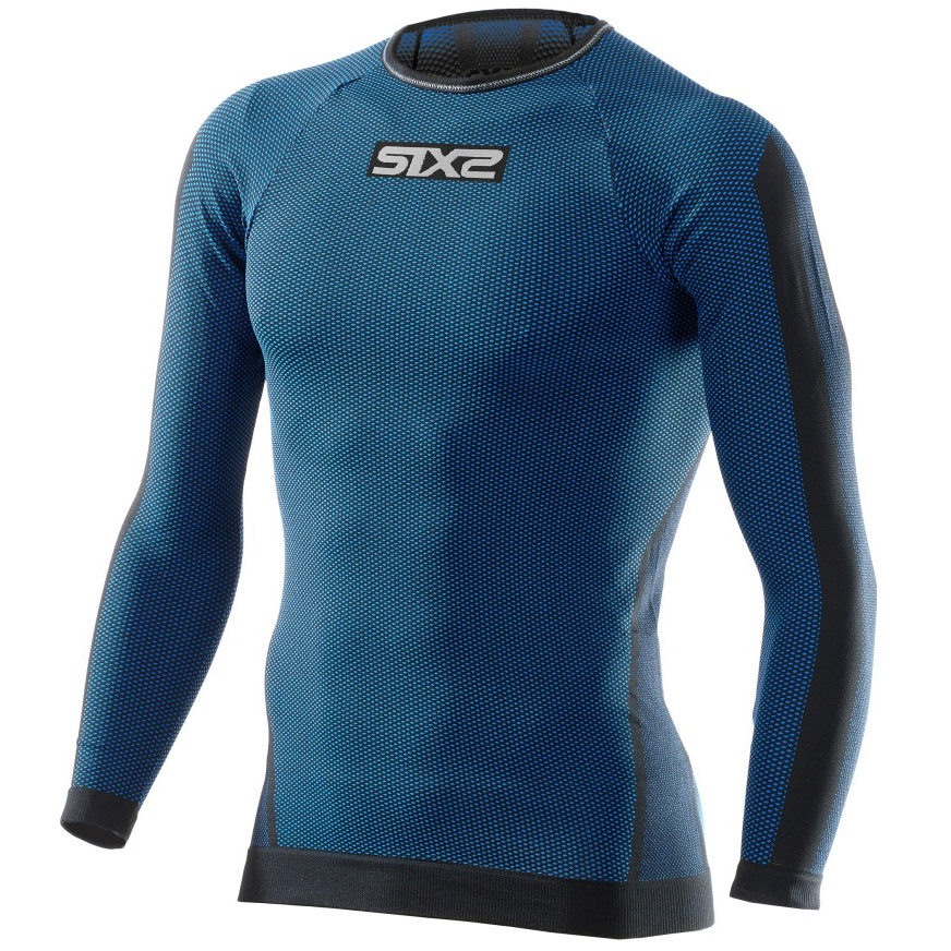 Funkční triko s dlouhým rukávem SIXS TS2 blue