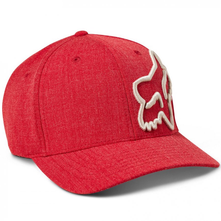 Kšiltovka Fox Clouded Flexfit 2.0 Hat Red/White