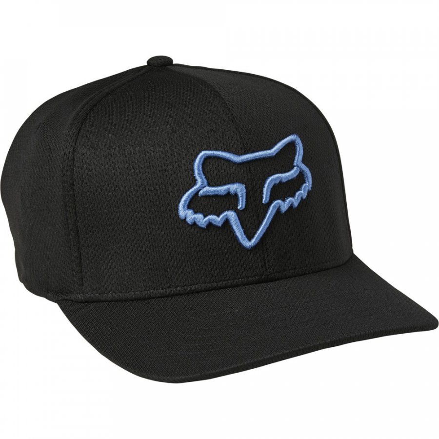 Kšiltovka Fox Lithotype Flexfit 2.0 Hat Black/Blue