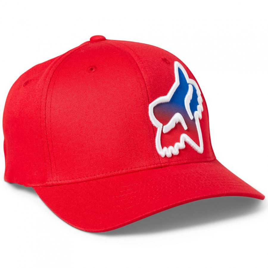 Kšiltovka Fox Toxsyk Flexfit Hat Flame Red