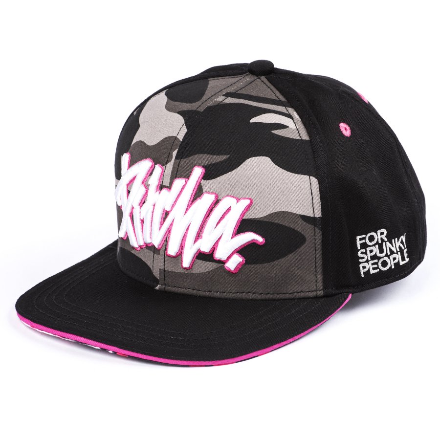 kšiltovka Pitcha Horny snapback hat pink/camo