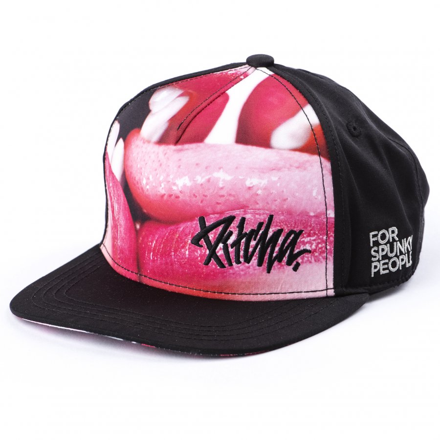 kšiltovka Pitcha KISS snapback hat black/pink