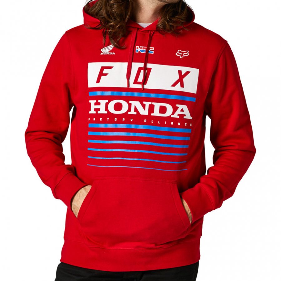 Mikina Fox Honda Pullover Fleece Flame Red