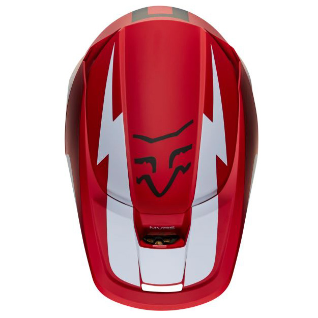 Náhradní kšilt Fox 2019 V1 Helmet Visor - Werd Flame Red