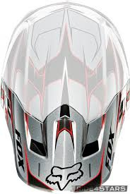 Náhradní Kšilt V2 Race Helmet Visor 2013 Silver