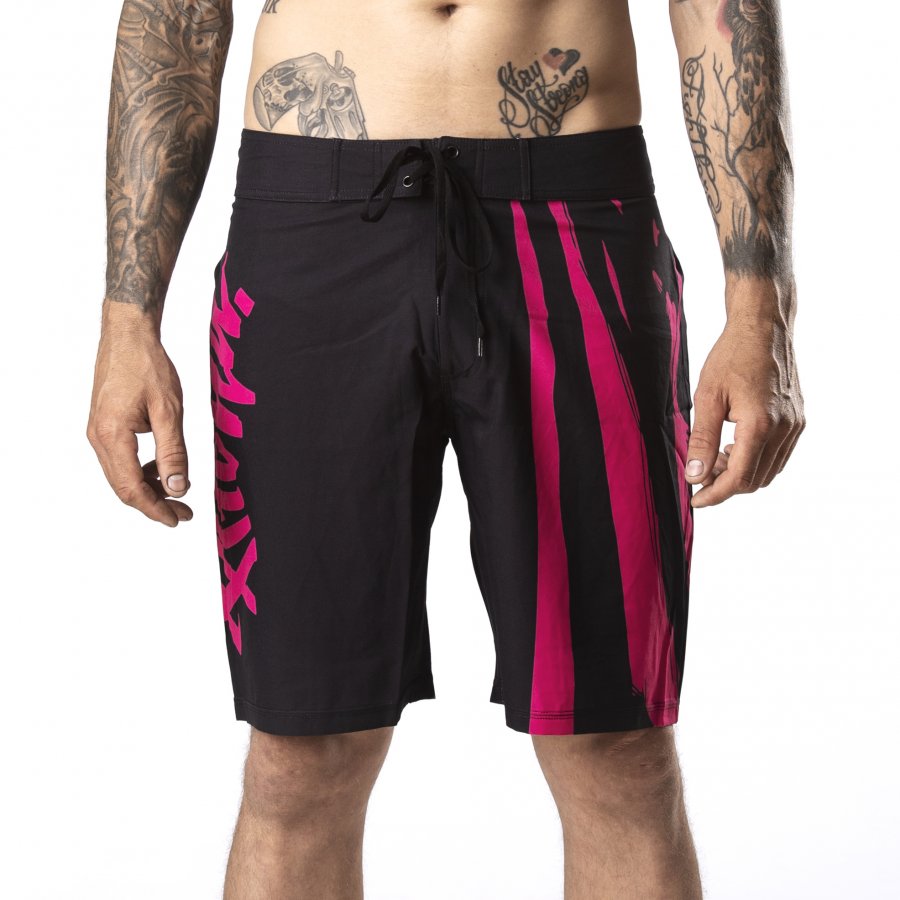 Plavky Pitcha GPOW Boardshort black/pink