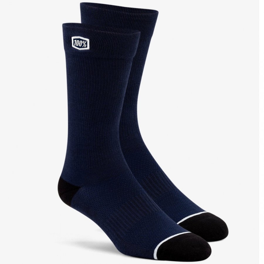 ponožky 100% Solid blue