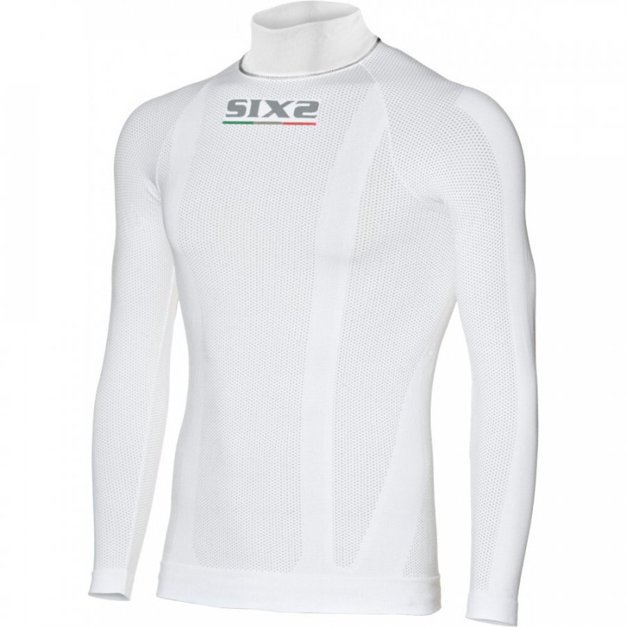 SIXS K TS3 dětské tričko s dlouhým rukávem a stojáčkem bílá 10Y