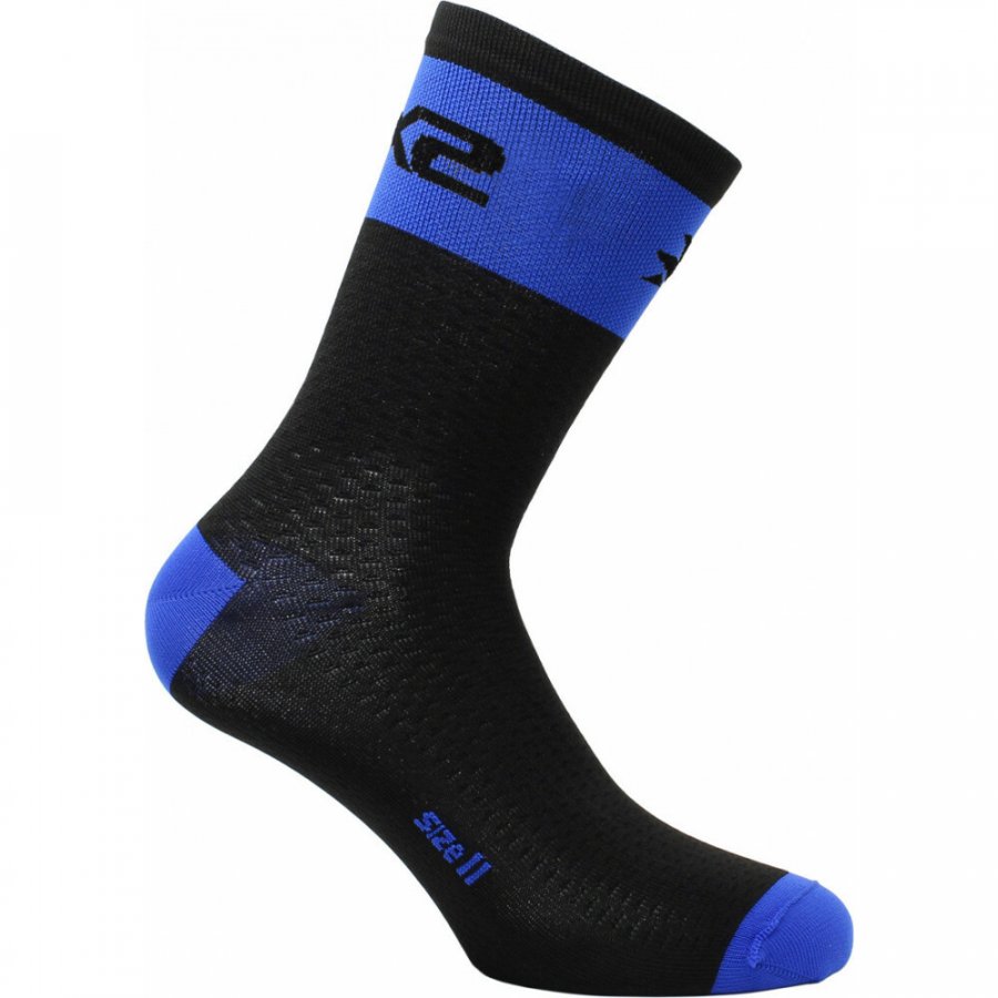SIXS SHORT LOGO ponožky černá/modrá I.