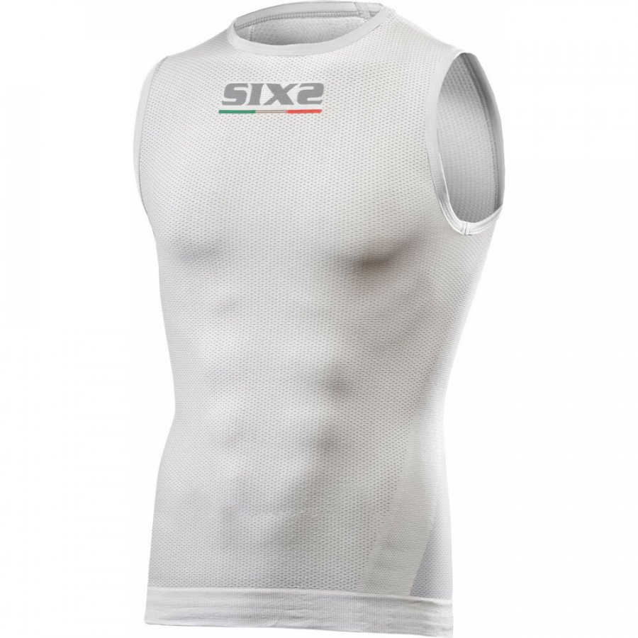 SIXS SMX tričko bez rukávů bílá XS/S
