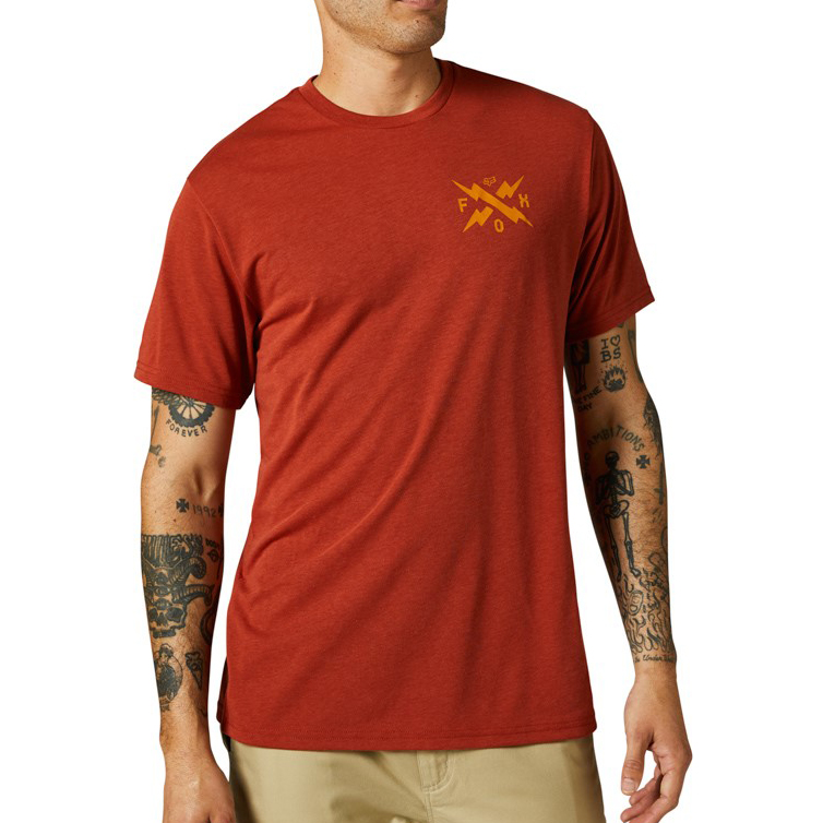Triko Fox Calibrated Ss Tech Tee Red Clear