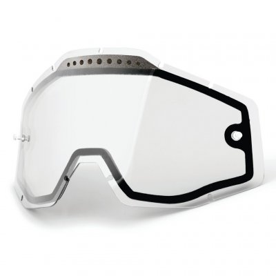 100% náhradní dvojité sklo Racecraft/Accuri/Strata clear dual vendeta