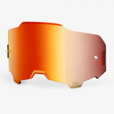 100% náhradní sklo na brýle Armega red chrome Anti-fog