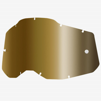 100% náhradní sklo Racecraft 2/Accuri 2/Strata 2 gold chrome lens
