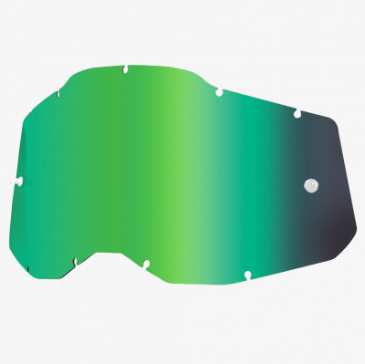 100% náhradní sklo Racecraft 2/Accuri 2/Strata 2 green chrome lens