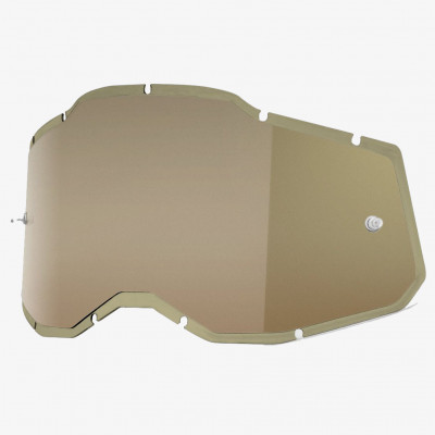 100% náhradní sklo Injected Racecraft 2/Accuri 2/Strata 2 olive chrom lens