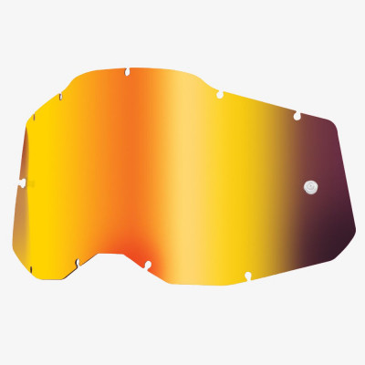 100% náhradní sklo Racecraft 2/Accuri 2/Strata 2 red chrome lens