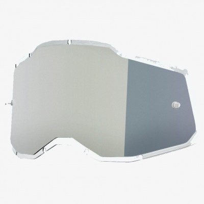 100% náhradní sklo Injected Racecraft 2/Accuri 2/Strata 2 silver chrom lens